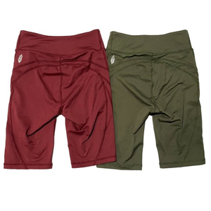 Free People Biker Shorts Bundle Size XS‎ Green and Red | F1